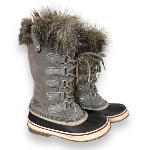 Sorel Joan of Arctic Boot for Women Size 6 Quarry Black Snow Boots Waterproof - Picture 14 of 14